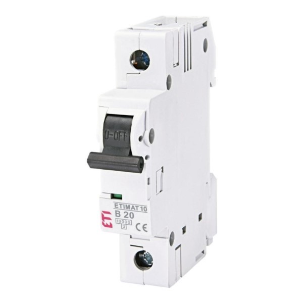 Leitungsschutzschaltey 1P B 20A Etimat 10kA ETI 002121717