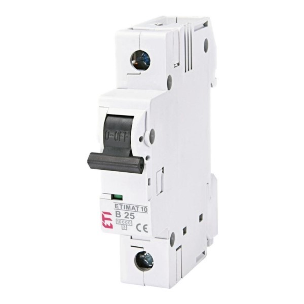 Leitungsschutzschaltey 1P B 25A Etimat 10kA ETI 002121718