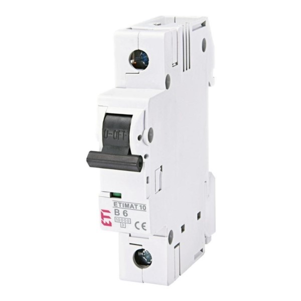 Leitungsschutzschaltey 1P B 6A Etimat 10kA ETI 002121712