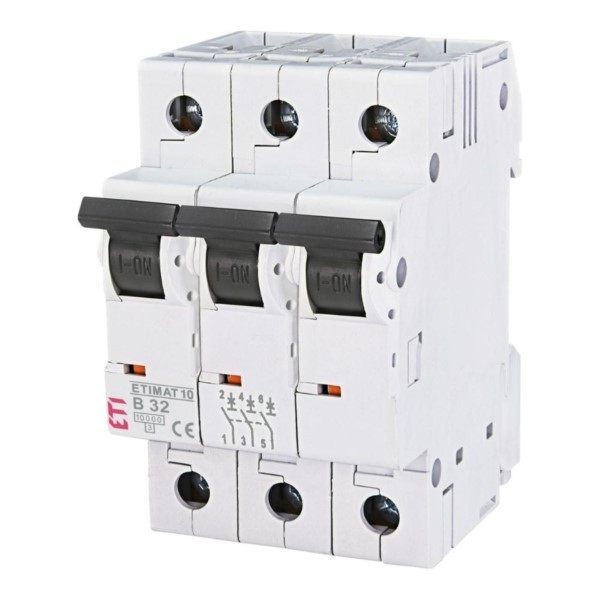 Leitungsschutzschaltey 3P B 32A Etimat 10kA ETI 002125719