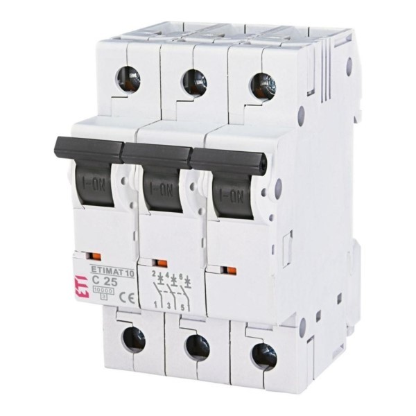 Leitungsschutzschaltey 3P C 25A Etimat KA10 ETI 002135718