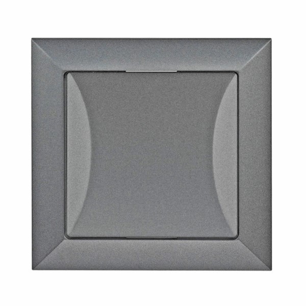 Lichtschalter unterputz 1-fach Opal graphit Timex WP-1 Op GR