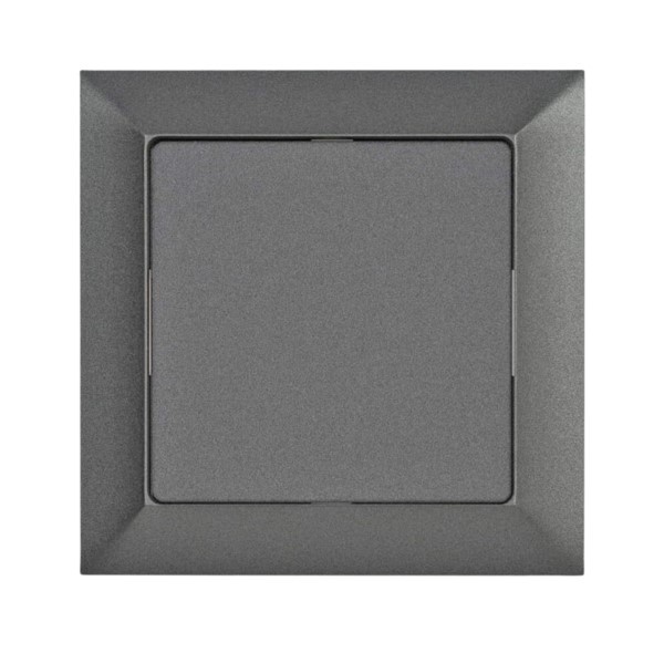 Lichtschalter unterputz 1-fach Premium graphit Timex WP-1 Pr GR