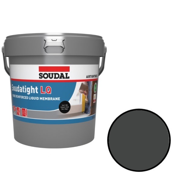 Luft- und schlagregendichte Folie 4,5kg schwarz Soudatight LQ Soudal 145785
