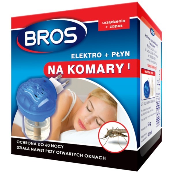 Mückenschutz Elektro Elektro + Flüssigkeit 60 Nacht BROS