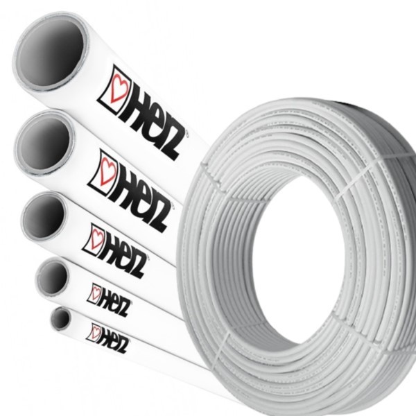Mehrschichtverbundrohr 20 x 2,0mm / 0,25mm 100m HERZ-HT/PE-RT