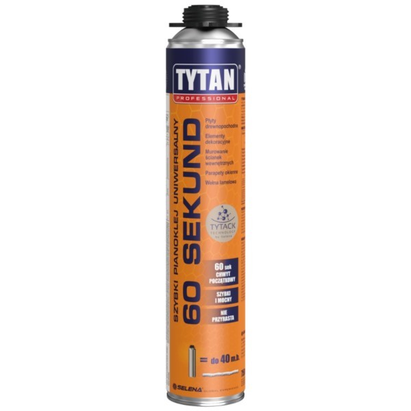 PU-Klebeschaum pistole 750ml 60-Sekunden universeller Tytan 10029218