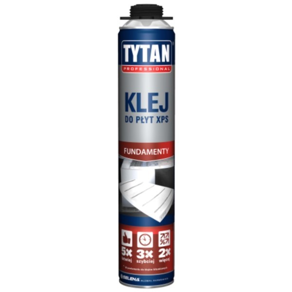 PU-Klebeschaum pistole 750ml für Polystyrol XPS Tytan 10004223