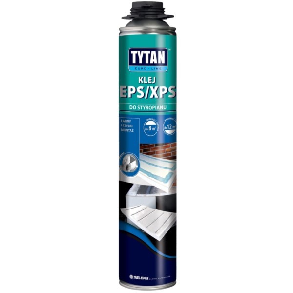 PU-Klebeschaum pistole 750ml für Styropor Euro-Line Tytan 10044772