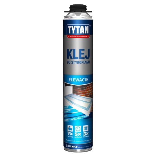 PU-Klebeschaum pistole 750ml für Styropor Tytan 10024858