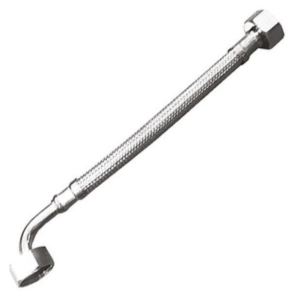 Panzerschlauch 80cm 1/2" x 1/2" IGxIG abgewinkelt DN8 PHA-9126 Perfexim 06-005-1515-080