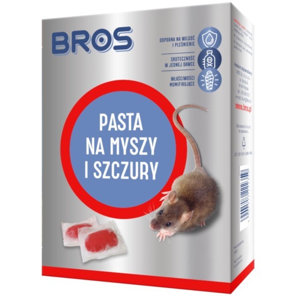 Paste gegen Mäuse und Ratten 1kg BROS