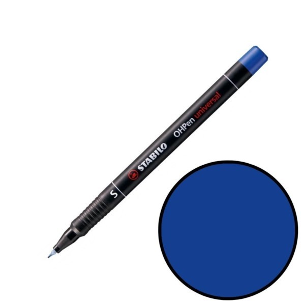 Permanentmarker blau ⌀0,4mm Stabilo OHPen Superfine
