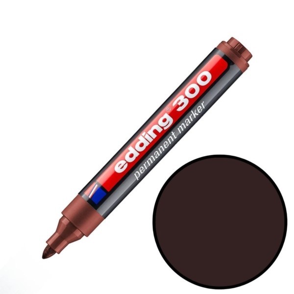 Permanentmarker braun ⌀1,5mm Edding 300 007