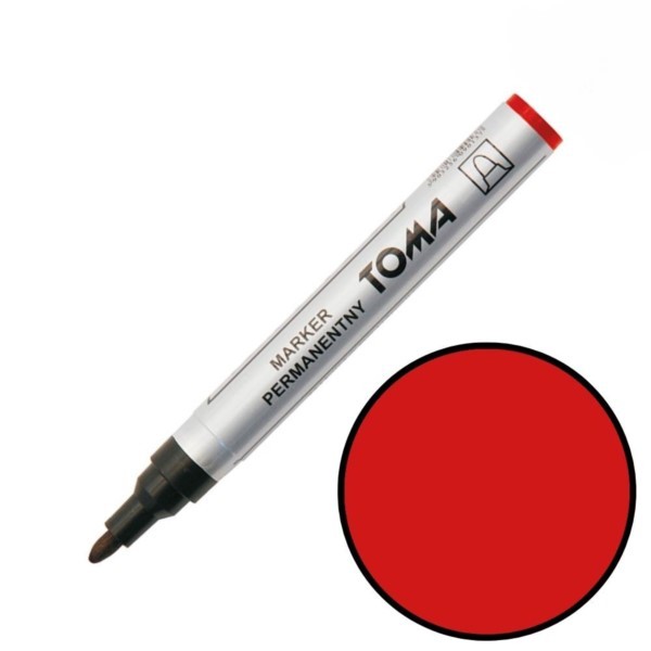 Permanentmarker rot ⌀1,5mm Toma TO-0901