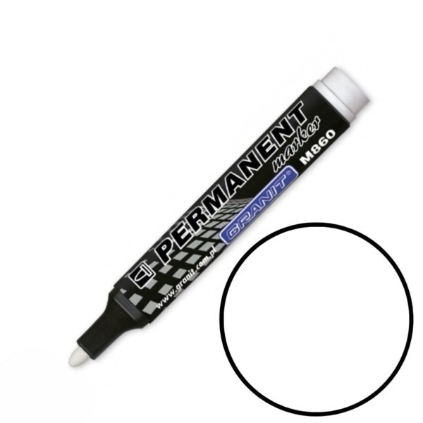 Permanentmarker weiß ⌀3,0mm Granit M8600