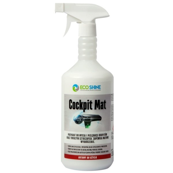 Präparat zur Reinigung von Cockpits und Kunststoffen 1L Eco Shine Cockpit Mat