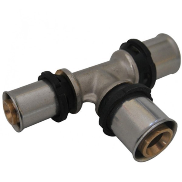 Pressfitting T-Stück MSVR 26x16x16 Hydroland PEX-TYT-Z.TR26x16x16