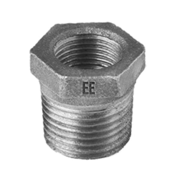 Reduzierstück verzinkt 5/4” x 1” AGxIG Temperguss EE Gießerei