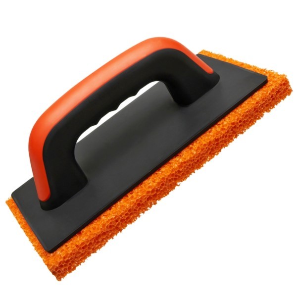 Reibebrett 130x250 mit Schwammgummi 18mm orange