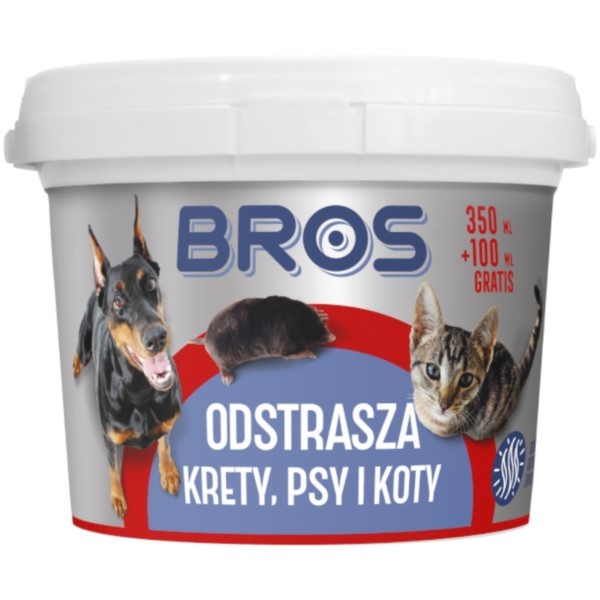 Repellent - Maulwurf Hunde Katzen 350ml + 100ml BROS
