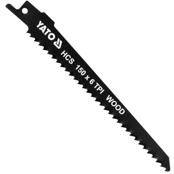 Säbelsägeblatt 150 mm für Holz HCS 6 TPI Yato YT-33922 - 2 Stück