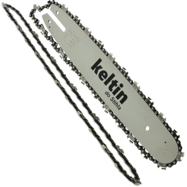 Sägekette 14" 3/8" 050 50T 2St. + Führungsschiene Keltin K02411