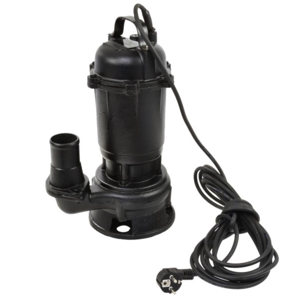 Schmutzwasserpumpe 17m³/h 550W Tauchpumpe mit Schneidwerk Geko G81402
