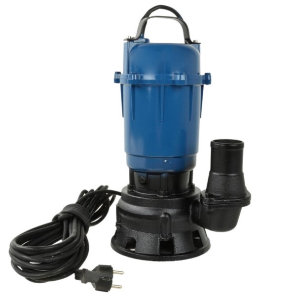 Schmutzwasserpumpe 17m³/h 550W Tauchpumpe mit Schneidwerk Geko G81424