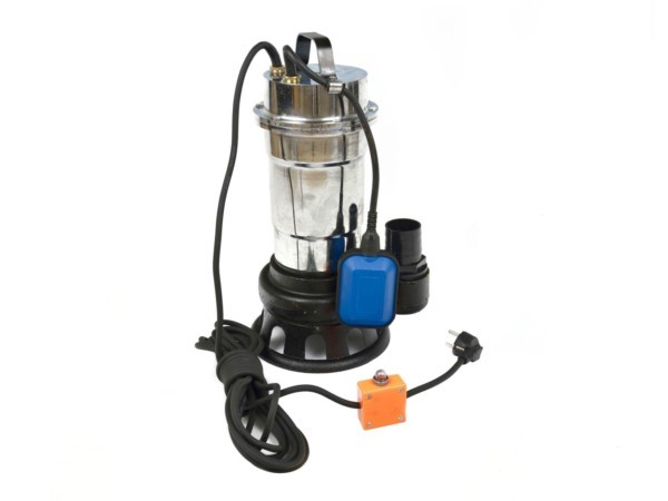 Schmutzwasserpumpe 550W mit Schneidwerk, Schwimmer und thermischer Schalter Geko G81426