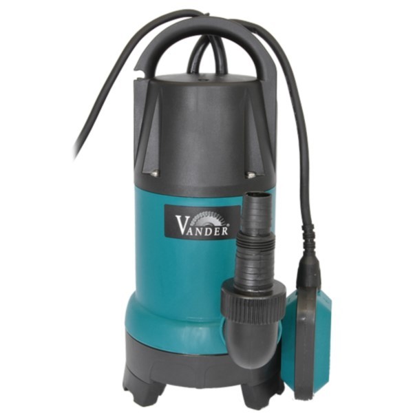 Schmutzwasserpumpe 900W 13m3/h Tauchpumpe mit Schwimmerschalter Vander VP719