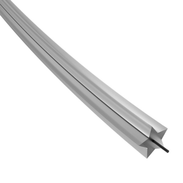 Schneidfaden 2,4mm 15m Sternprofil mit Verstärkung Bradas ZRG2415B für Rasentrimmer Blisterverpackung