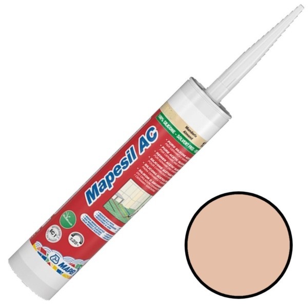 Silikondichtstoff Mapesil AC Farbe 258 pfirsich 310 ml MAPEI