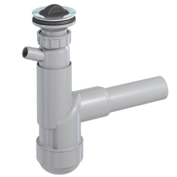 Siphon für Küchenspüle einzel ⌀ 40/50mm Geschirrspüler Keller 718448