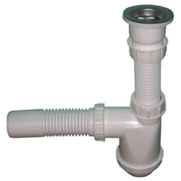 Siphon für Küchenspüle einzel ⌀ 50mm Karlak SYF030