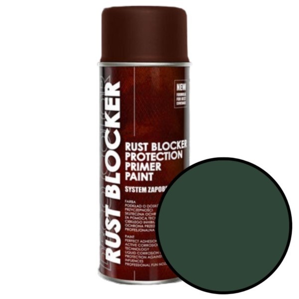 Sprühlack 400ml RAL 6005 grün 4in1 zum Rost Rust Blocker Deco Color 18400