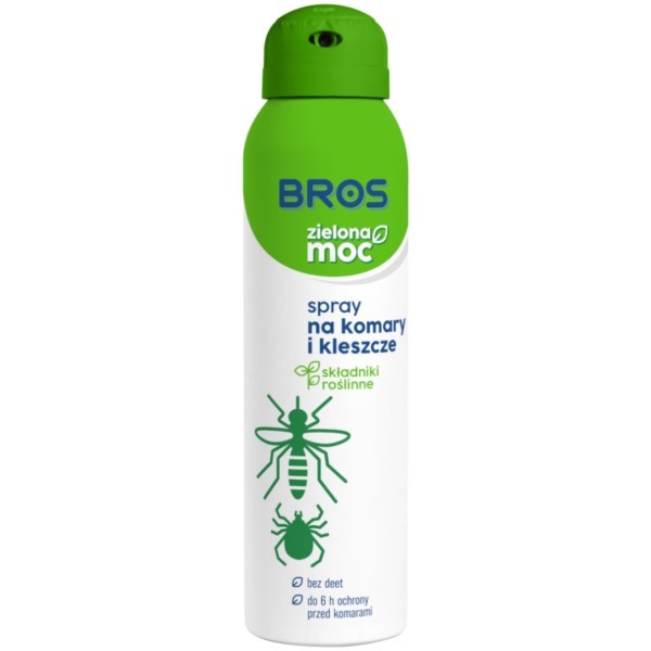 Spray gegen Mücken und Zecken Grüne Kraft 90ml BROS