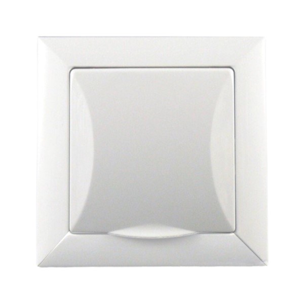Steckdose unterputz 1-fach Opal weiß Typ E (CEE 7/5) Klappe Timex GPt-16 OpH BI