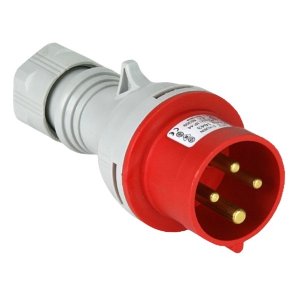 Stecker 32A 4P 400V IP44 SEZ DK IVN 3243