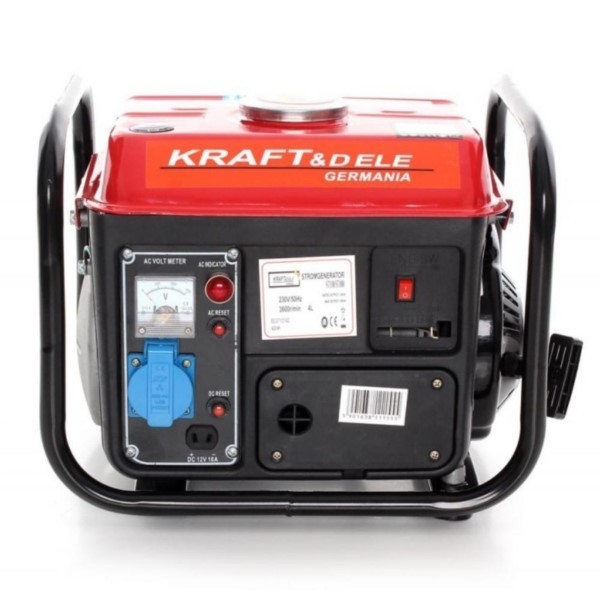 Stromerzeuger 1200 W 230 V 12 V benzin 2 PS Kraft&Dele KD109