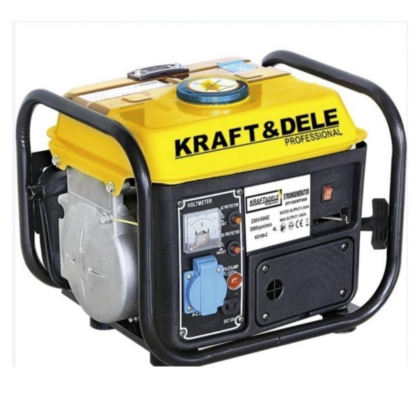 Stromerzeuger 1200 W 230 V 12 V benzin 2 PS Kraft&Dele KD109Z