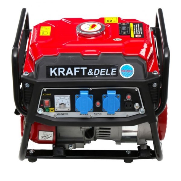 Stromerzeuger 1500 W 230 V 12 V benzin 3 PS Kraft&Dele KD146
