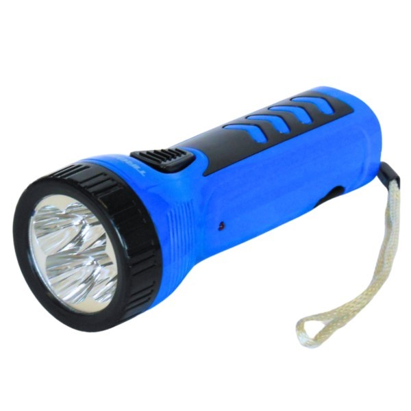 Taschenlampe 120m LED Akku 500mAh an die Steckdose Tiross TS-1166