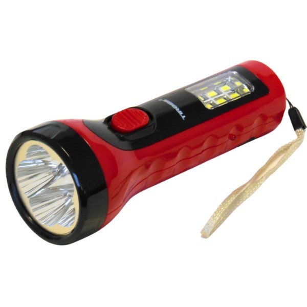 Taschenlampe 120m LED Akku 500mAh an die Steckdose Tiross TS-2228