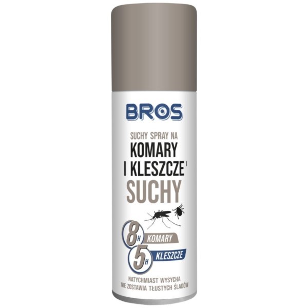 Trockenspray gegen Mücken und Zecken 90ml BROS