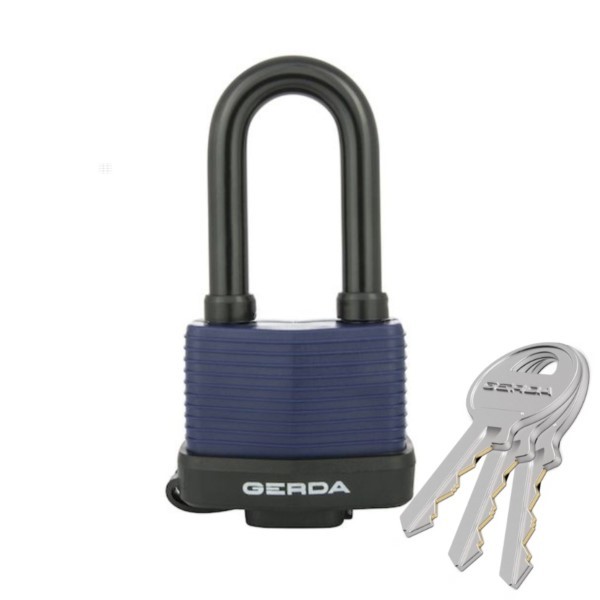 Vorhängeschloss Schutzgehäuse 55mm langem Bügel Aqua modus KSM S55AH65 Gerda 0KPP0QM5565.56230B