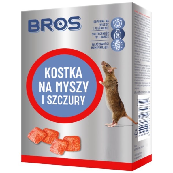 Würfel gegen Mäuse und Ratten 250g BROS