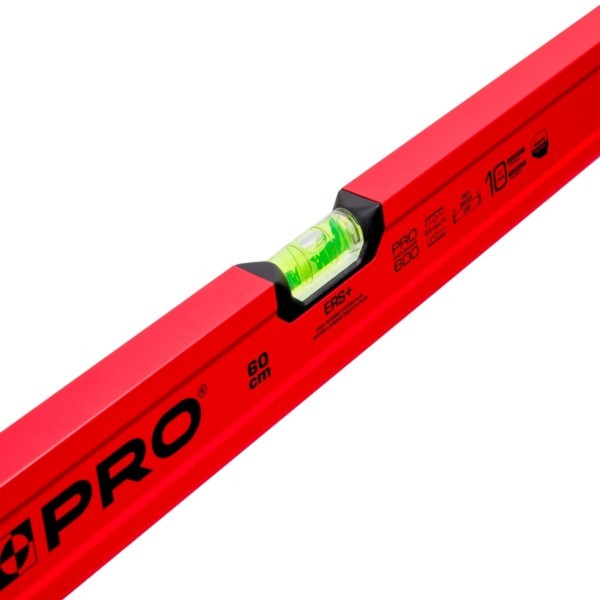 Wasserwaage 40cm Alu lack rot PRO600 PRO-A1040
