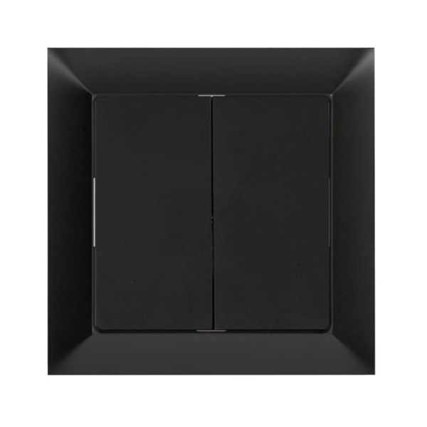 Wechselschalter unterputz 2-fach Premium schwarz Timex WP-5/2 Pr CZ