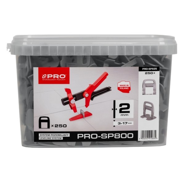 Zuglasche 2mm 250St. Fliesen Nivelliersystem PRO-SP800